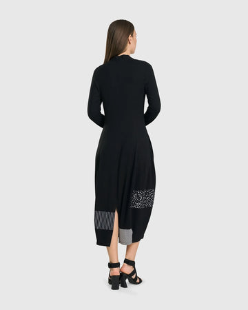 alembika-josie-cocoon-kleid-mono-techno-jersey image 5