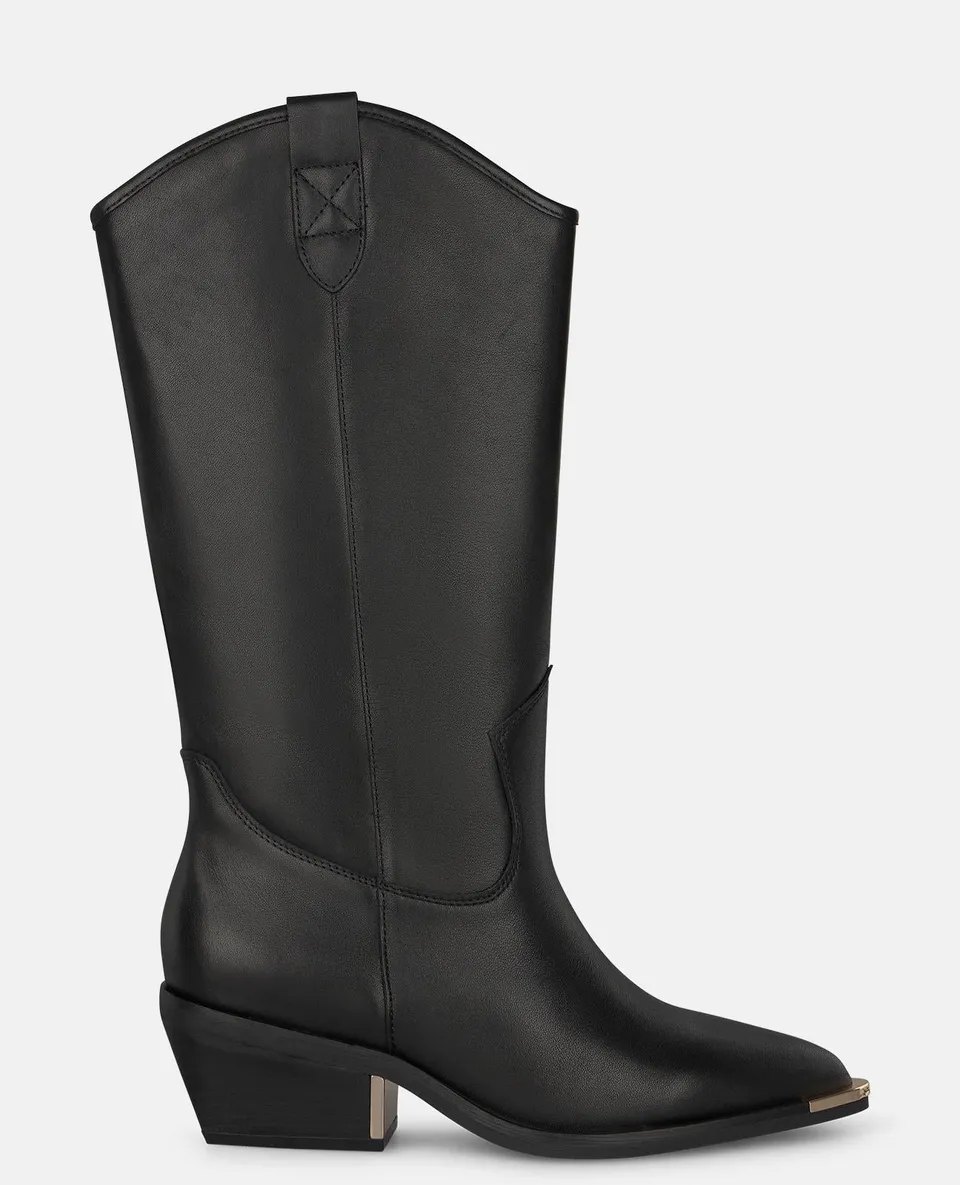 alma-en-pena-alfa-64213-cowboy-stiefel-aus-nappaleder-schwarz-5-cm image 1