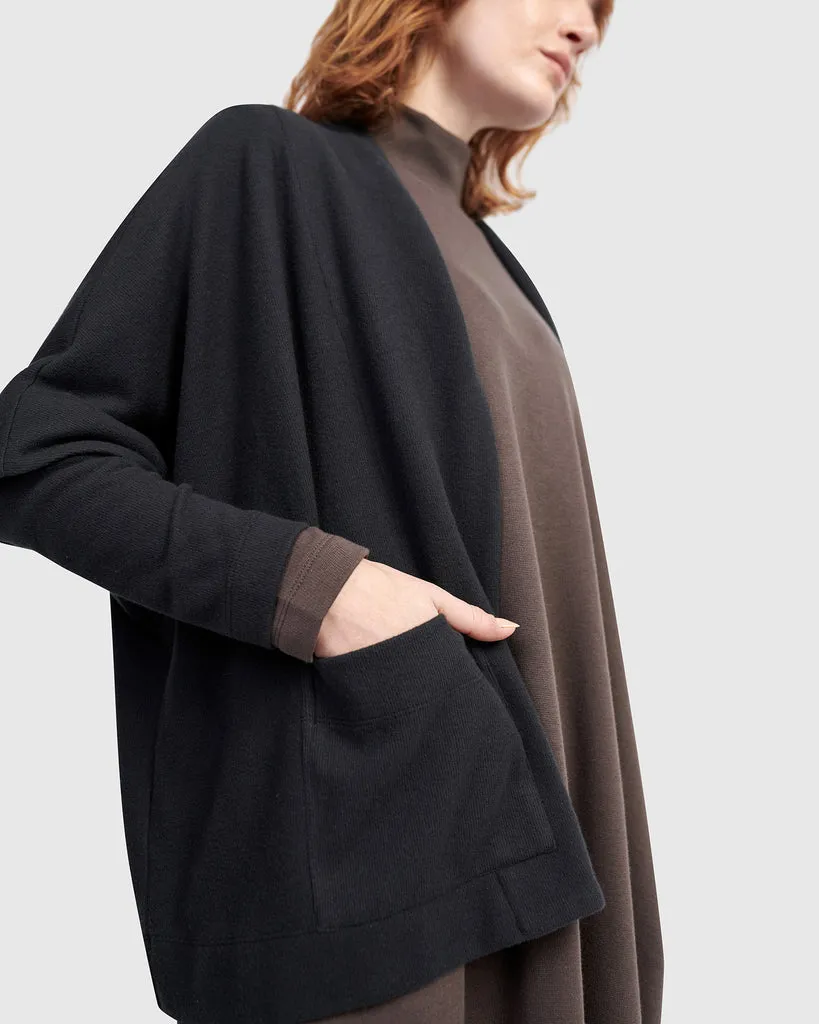 alembika-urban-cloud-nestle-cardigan-jacke-black image 1