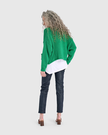alembika-simply-slouchy-cardigan-green-strickjacke image 5