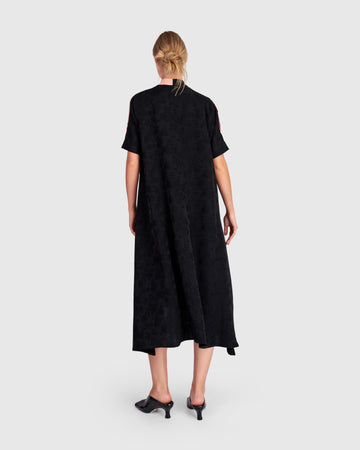 alembika-hana-a-linie-kleid-schwarz-mix image 4