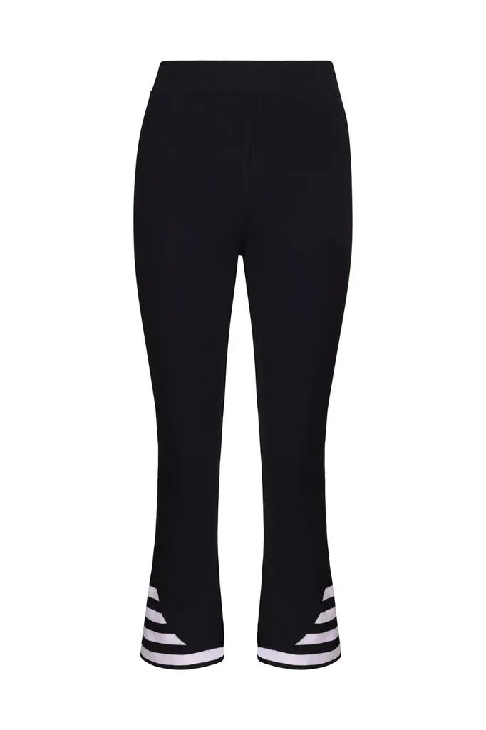 alembika-lina-bootleg-slim-pants-stretchhose-mit-streifen image 1