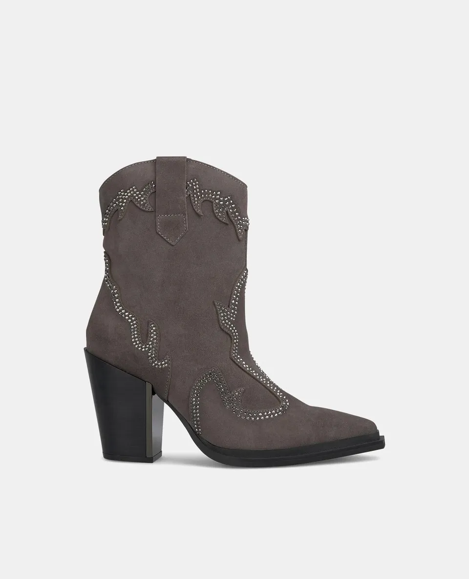 alma-en-pena-cowboy-stiefelette-grau-leder-9-5-cm-absatz image 1
