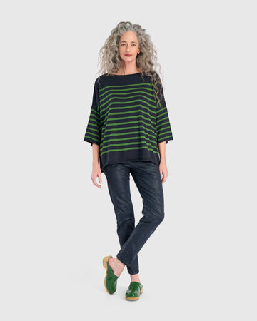 alembika-carolina-relaxed-sweater-damen-strickpullover-navy-green image 6