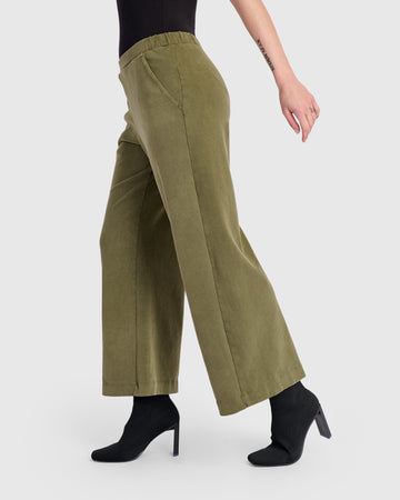 alembika-fawn-straight-pants-damen-hose-olive image 3
