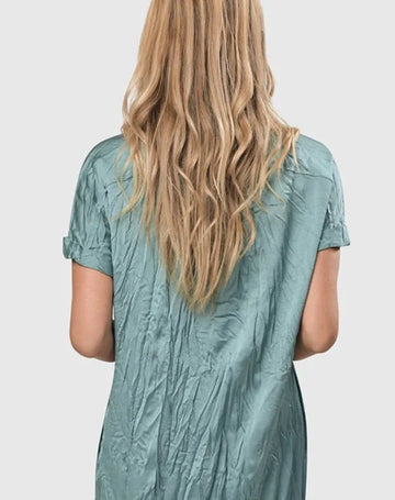 alembika-crinkle-maxi-hemdkleid-teal image 6