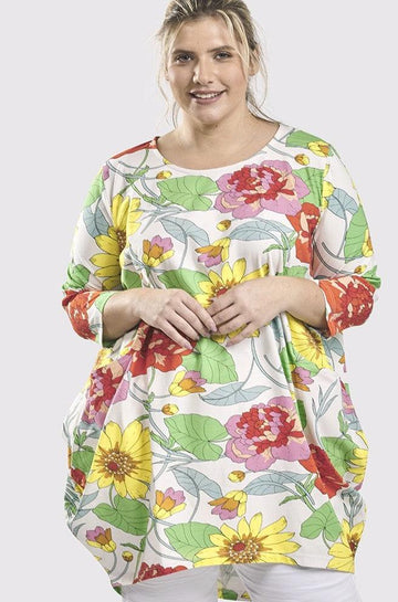 alembika-cocoon-tunic-top-damen-tunika-bloom image 2