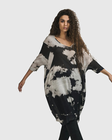 alembika-parisian-sky-kleid-smoke-oversize-kniekleid-mit-taschen image 3