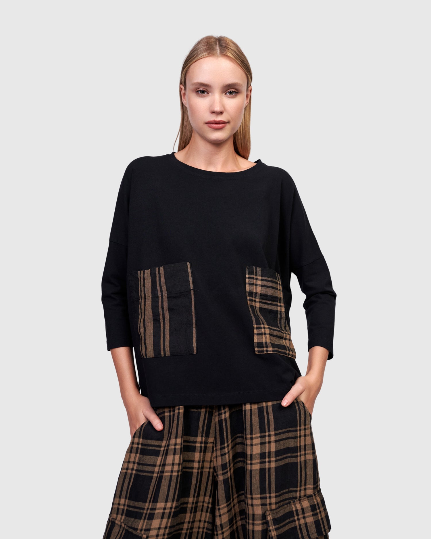alembika-oud-pockets-top-schwarz-sepia-st805t image 3