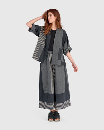 alembika-urban-constellation-jacket-uj113d-damen-jacke-slate-streifen image 2
