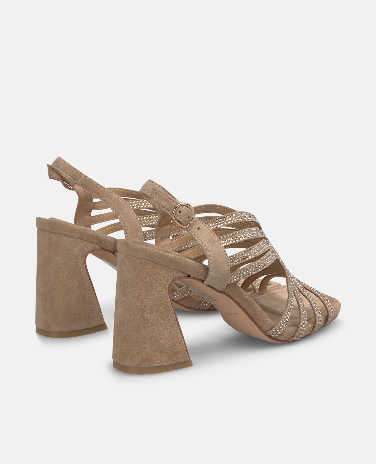 alma-en-pena-riemchen-sandalette-mit-strass-camel image 3
