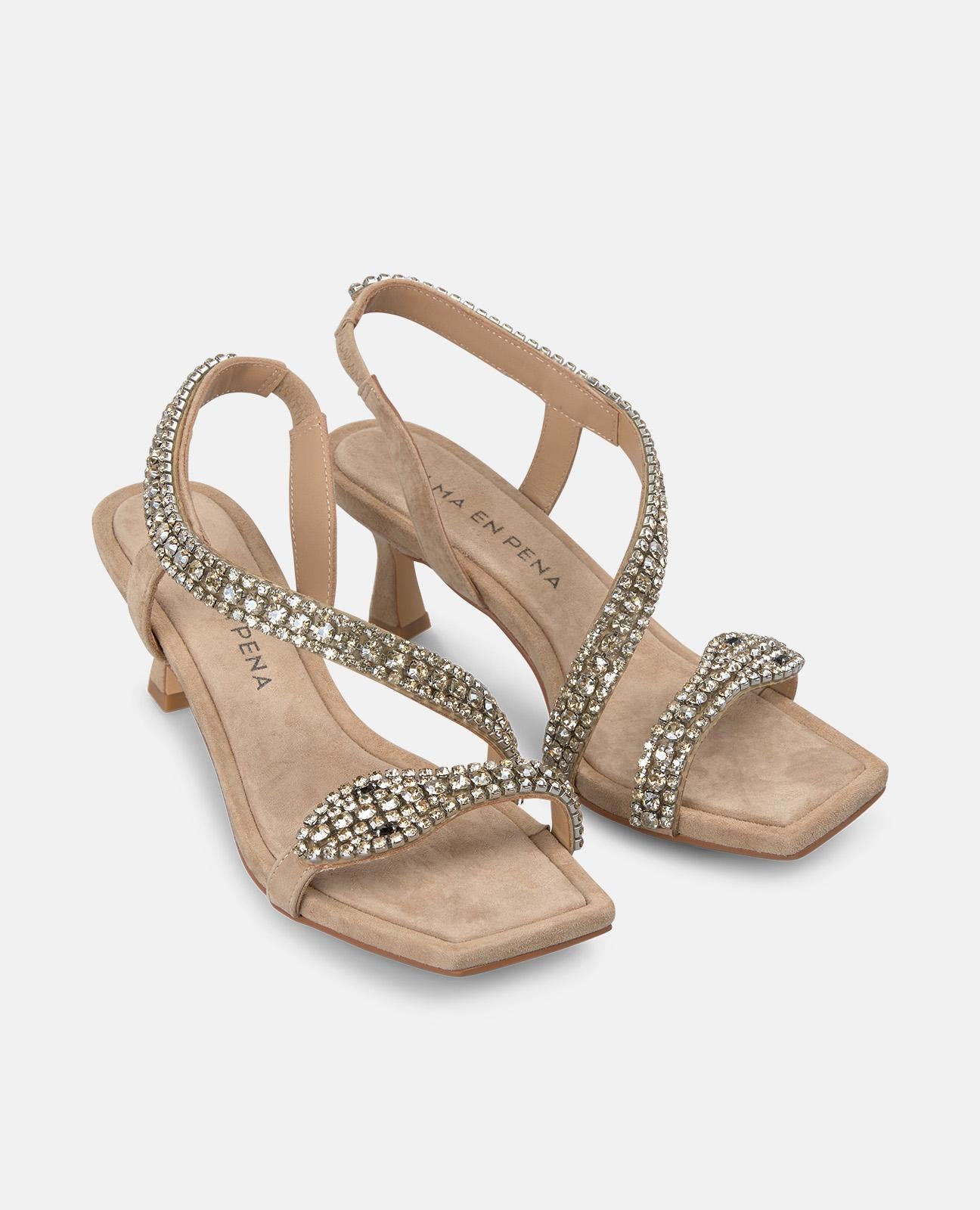 alma-en-pena-mini-riemchensandalette-snake-arena-6-cm-absatz image 2
