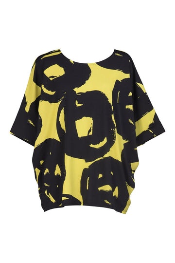 alembika-art-print-cocoon-top-lime-print-top image 5
