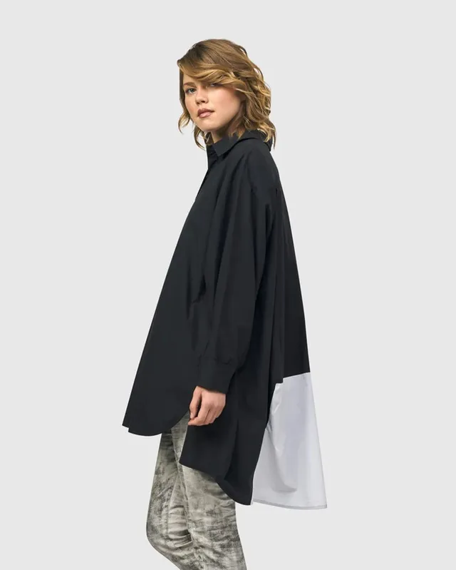 alembika-urban-oversized-trapeze-shirt-schwarz image 1