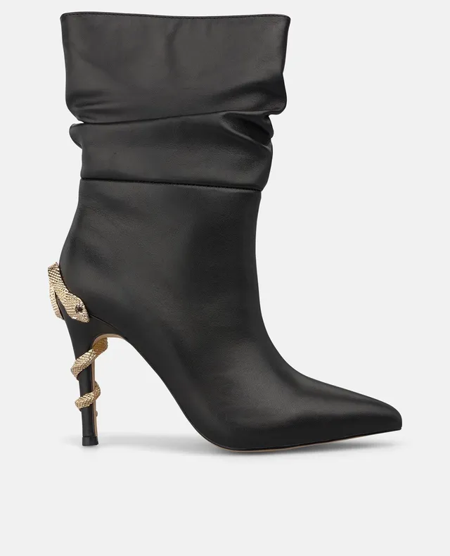 alma-en-pena-nappa-stiefelette-mit-schlangen-detail-schwarz image 1