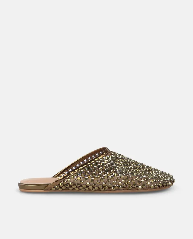 alma-en-pena-flat-mesh-mule-sandals-mules-in-bronze-mit-mesh-und-strass image 1