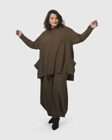 alembika-essential-trapeze-top-brown-a-linien-tunika image 3