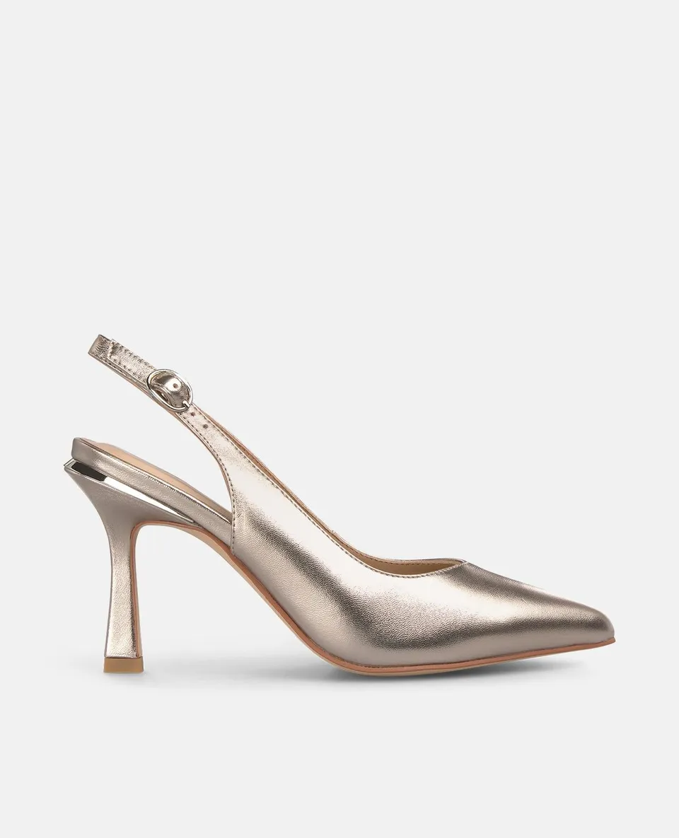 alma-en-pena-pumps-bronze-mit-spitzer-kappe-riemchen-pumps-9-cm-absatz image 1