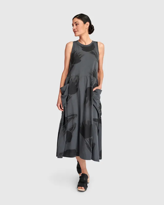 alembika-urban-unwind-pockets-kleid-fog image 1