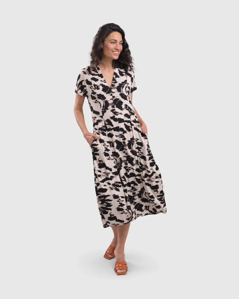 alembika-jane-cocoon-midi-kleid-tie-dye image 1