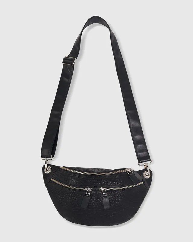 alembika-crossbody-sling-bag-black-strap-damen-ledertasche image 1