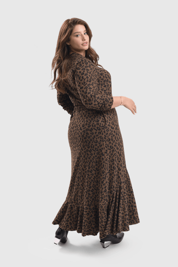 alembika-chiu-v-neck-top-pullover-shirt-brown image 2