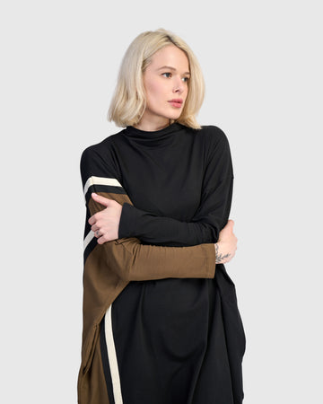 alembika-urban-sprinter-tee-kleid-mix-ud663m-mit-taschen image 7