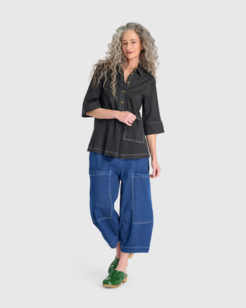 alembika-bold-barrel-capri-hose-denim image 7