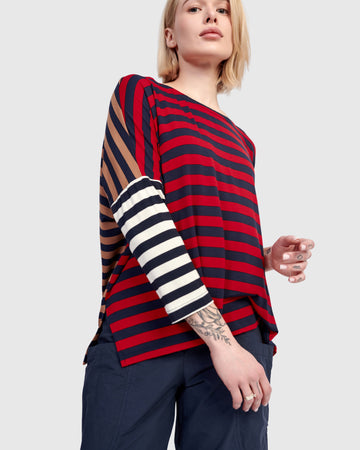 alembika-juliana-pullover-top-stripes-oversize-streifen-shirt image 3