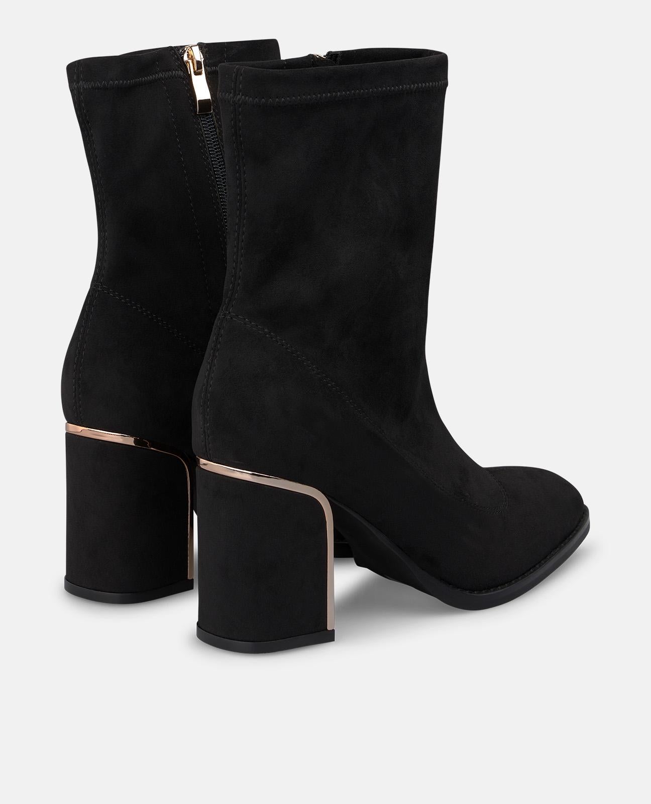 alma-en-pena-stiefelette-mit-blockabsatz-8-cm-schwarz image 3