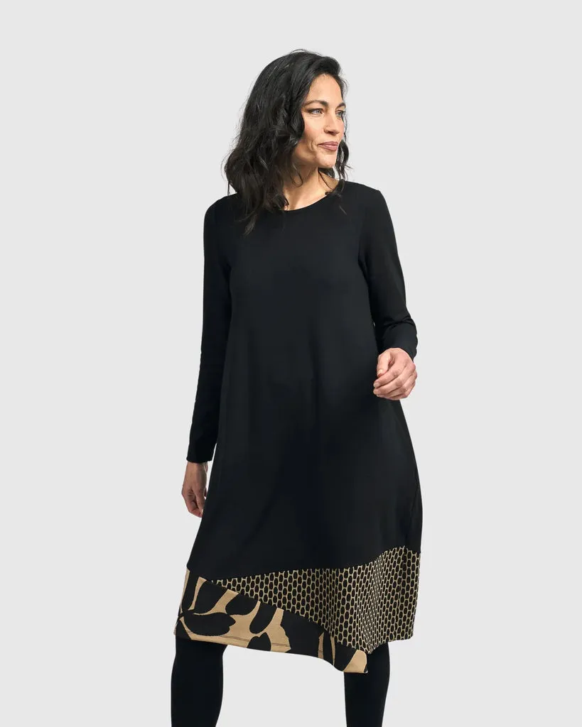 alembika-nora-relaxed-kleid-mix-jacquard-kleid image 1