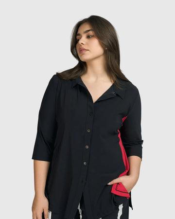 alembika-tekbika-adeline-shirt-jacket-schwarz image 5