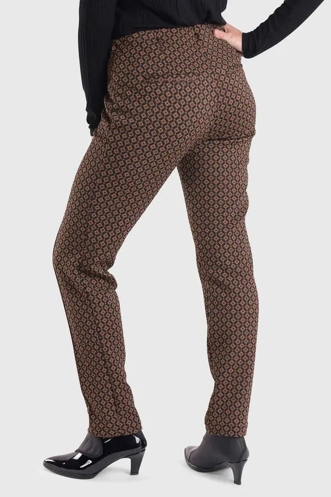 alembika-liz-slim-pants-hose-amber image 1