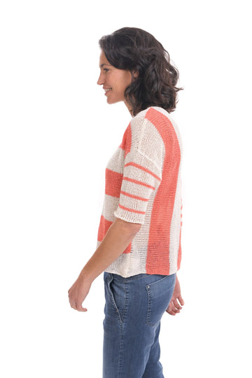 alembika-luxe-reversible-sweater-peach-wende-strick image 8
