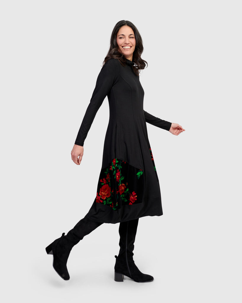 alembika-serenade-cocoon-dress-roses-cocoon-kleid image 1