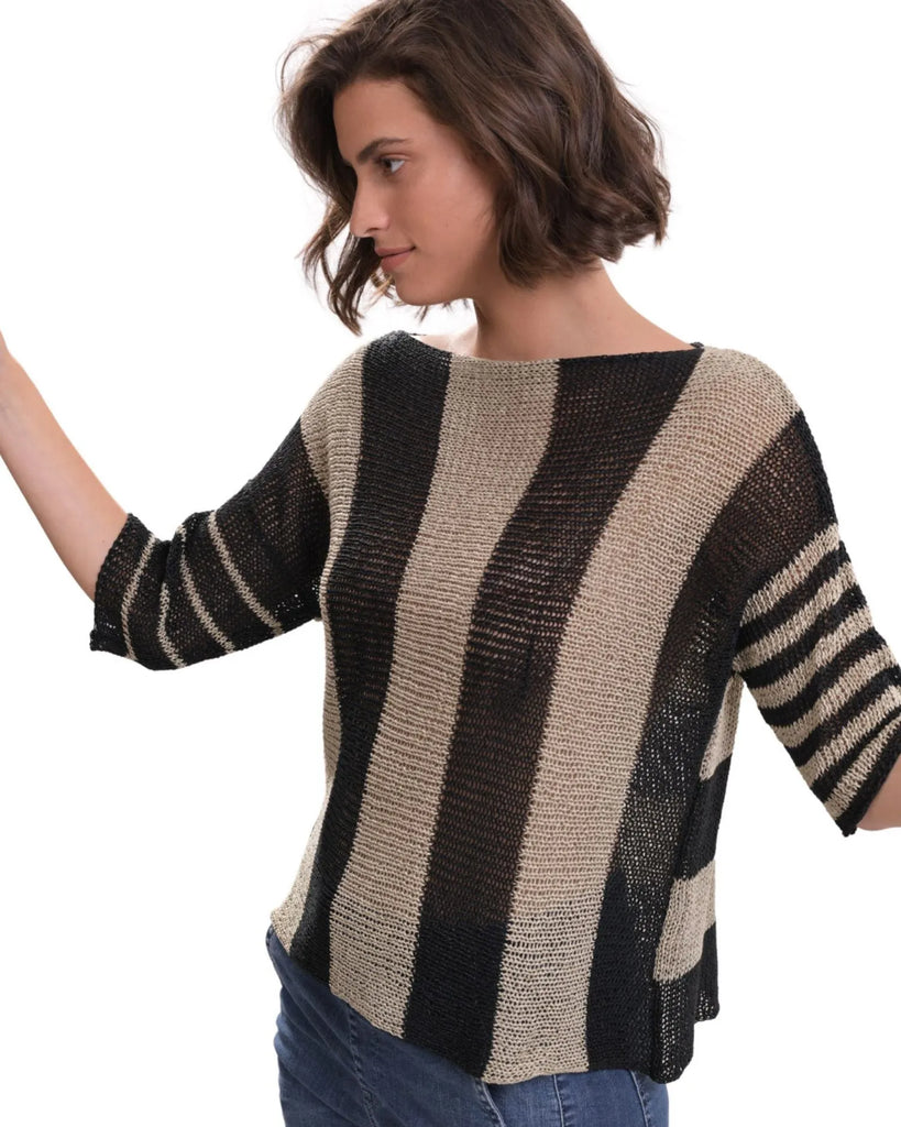 alembika-luxe-reversible-sweater-stone-damen-wendepullover image 1