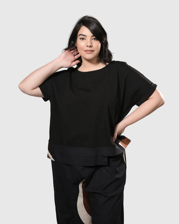 alembika-clea-cutaway-boxy-top-bloom image 3