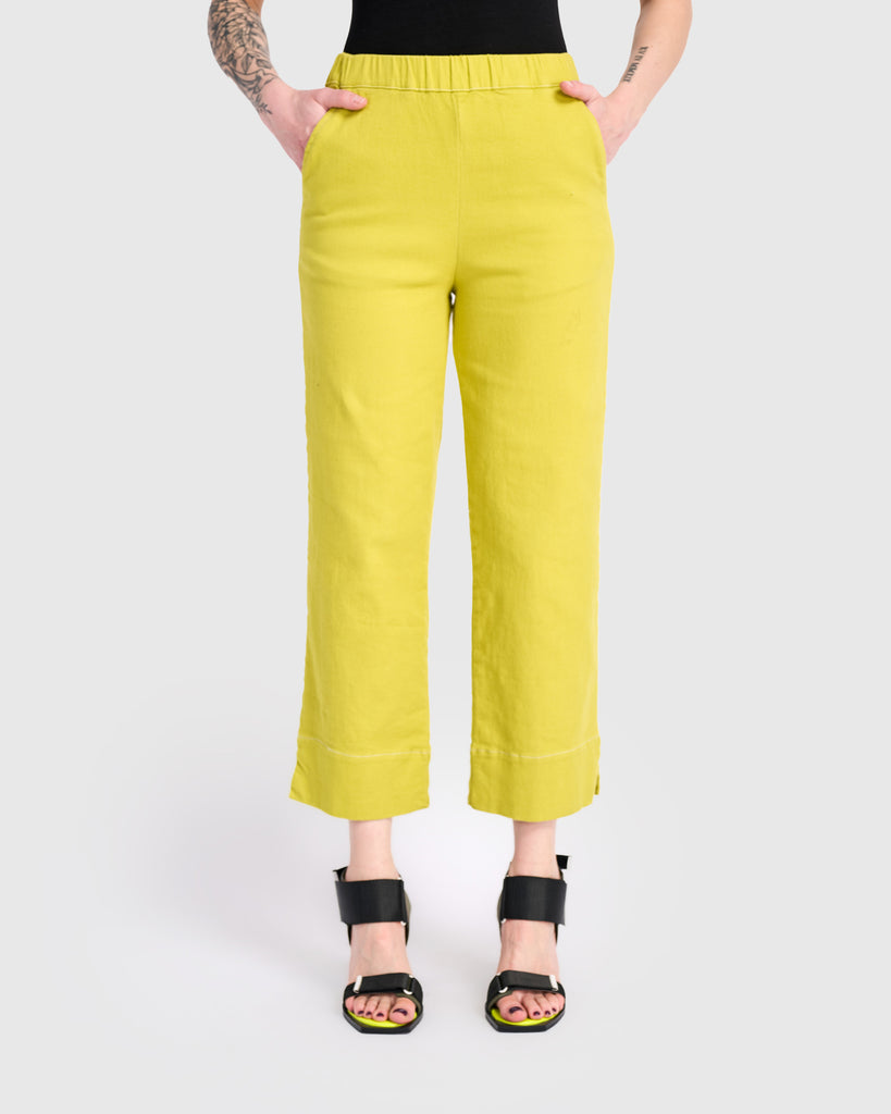 alembika-twill-bahama-easy-pants-marker-cropped-hose-baumwolle image 1