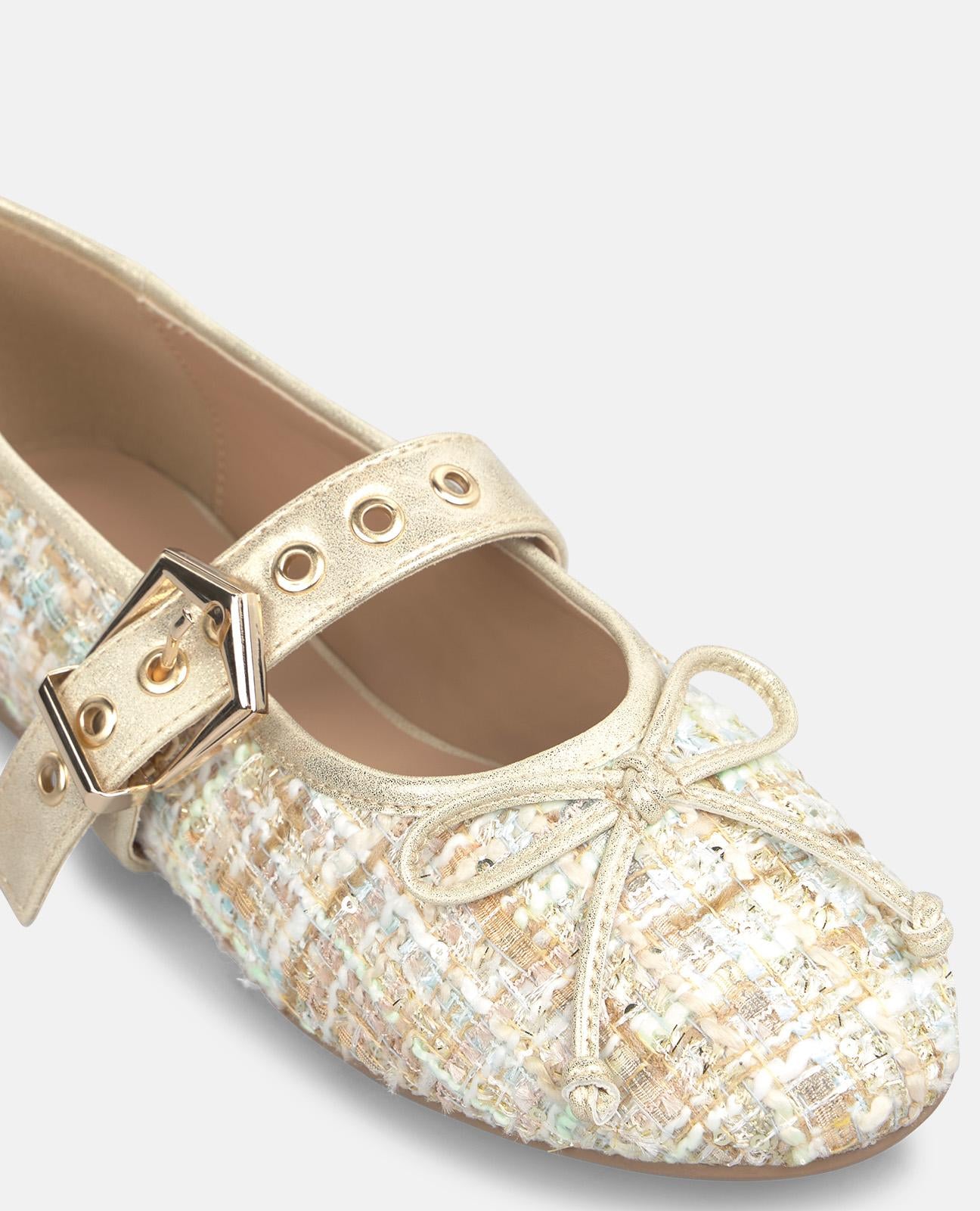 alma-en-pena-flat-dancer-with-buckle-detail-ballerina-flach-in-azurblau image 4