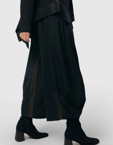 alembika-tekbika-stripe-punto-pants-black-khaki-stretchhose image 5