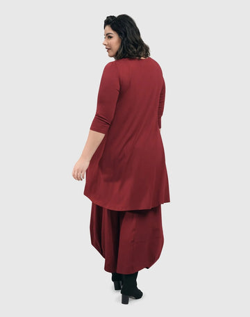 alembika-essential-punto-pants-plum-damen-jerseyhose-mit-stretchbund image 5