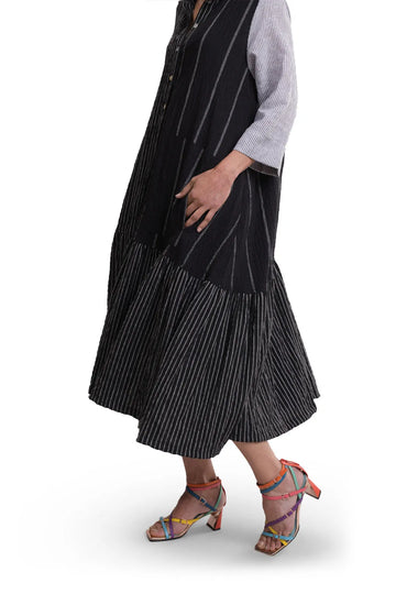 alembika-mixed-stripe-shirtdress-hemdblusenkleid image 5