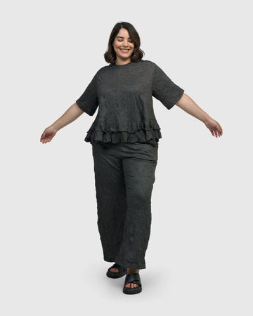 alembika-network-ruffle-tee-damen-shirt-stripes image 7
