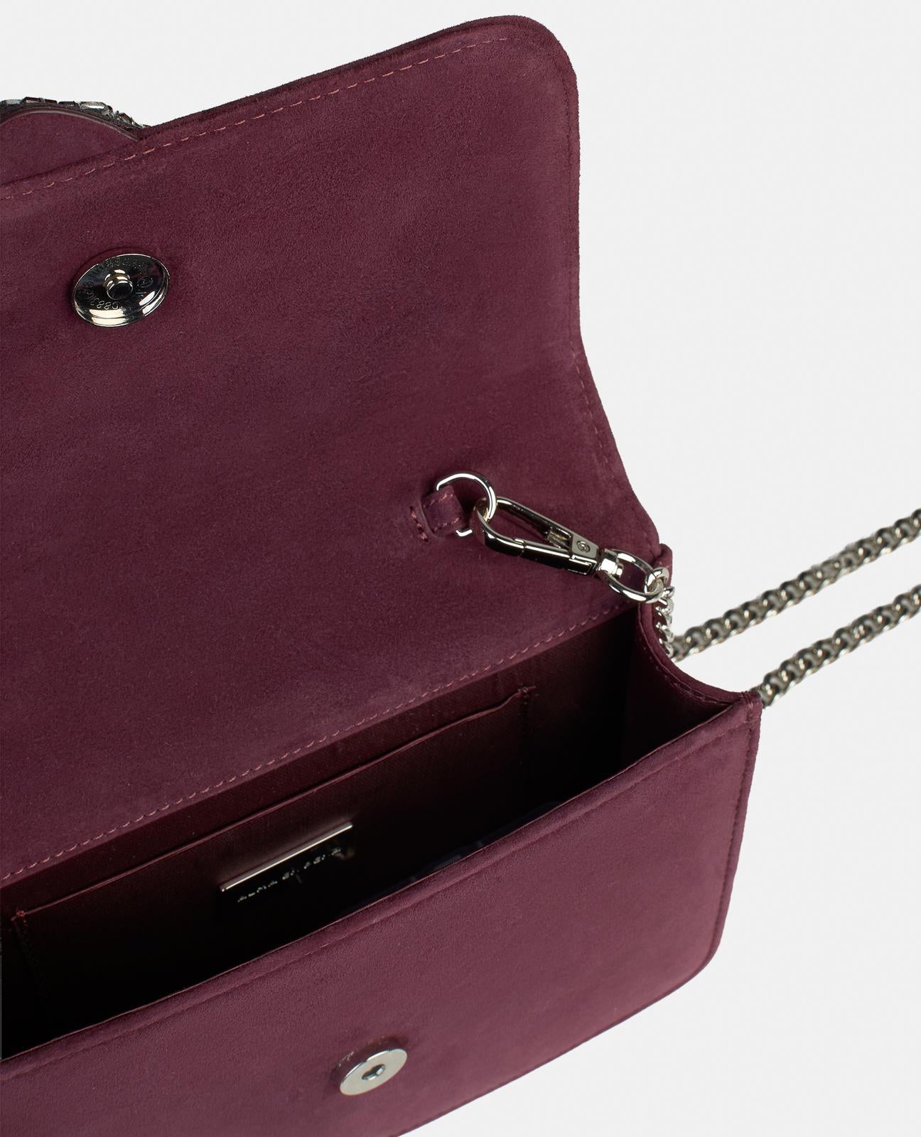 alma-en-pena-snake-klappen-schultertasche-bordeaux image 3