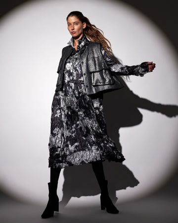 alembika-chroma-babydoll-shirtdress-silver image 7