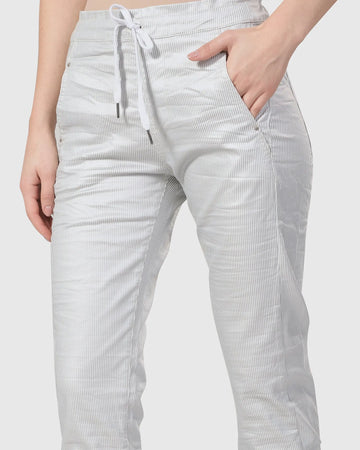 alembika-pinstripe-iconic-stretch-jeans-silver-white image 2