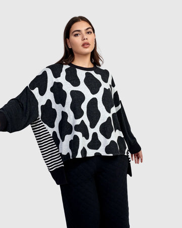 alembika-urban-metamorph-top-mix-gemustertes-langarm-top-mit-hi-lo-saum image 6