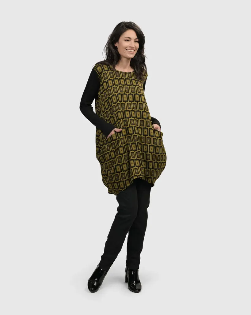 alembika-dynamite-days-cocoon-tunika-chartreuse image 1
