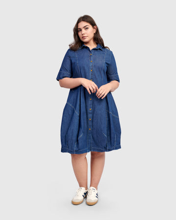 alembika-barb-denim-shirtkleid-blau image 3