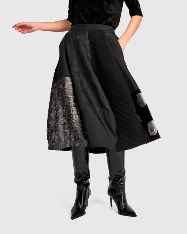 alembika-spark-bubble-skirt-ak734m-damen-rock-silber-mix image 1